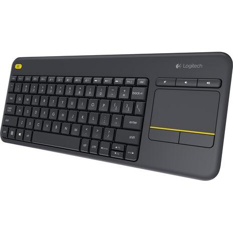 Ασύρματο πληκτρολόγιο και ποντίκι Logitech K400 Plus (920-007145) Αγγλικά πλήκτρα